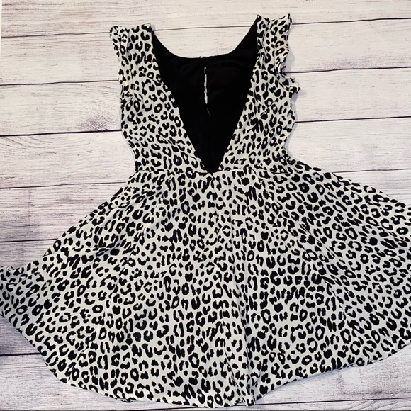 Express White Leopard Dress - Picture 6 of 8